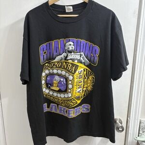 Lakers basketball t shirt Mens XLarge Suna Tag 2020 Champions  NBA Graphic Tee